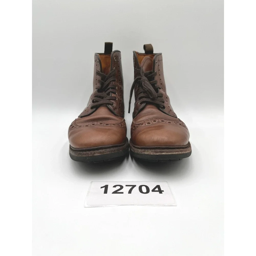 Allen Edmonds Dalton Boots Mens 11.5 D Brown Good Weatherproof Leather Wingtip
